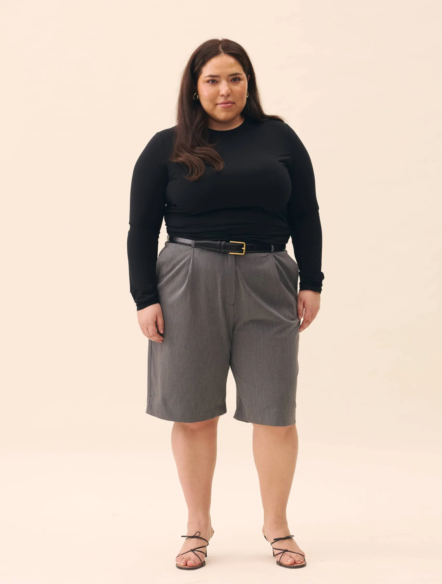 Djerf Avenue Remake Favorite Shorts Grey