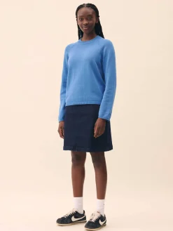 Djerf Avenue Roundneck Sweater Sky Blue