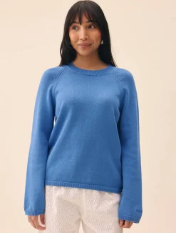 Djerf Avenue Roundneck Sweater Sky Blue