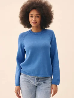 Djerf Avenue Roundneck Sweater Sky Blue