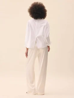 Hot Djerf Avenue Satin Pants Ivory - Tall