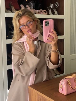 Sale Djerf Avenue Scarf Pink