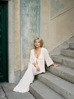Hot Djerf Avenue Sorella Top Cream Beige