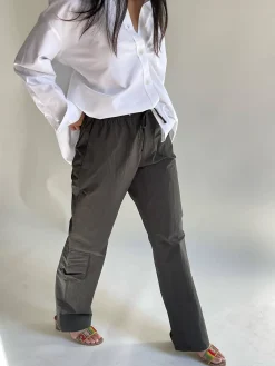 Clearance Djerf Avenue Sporty Pants Green