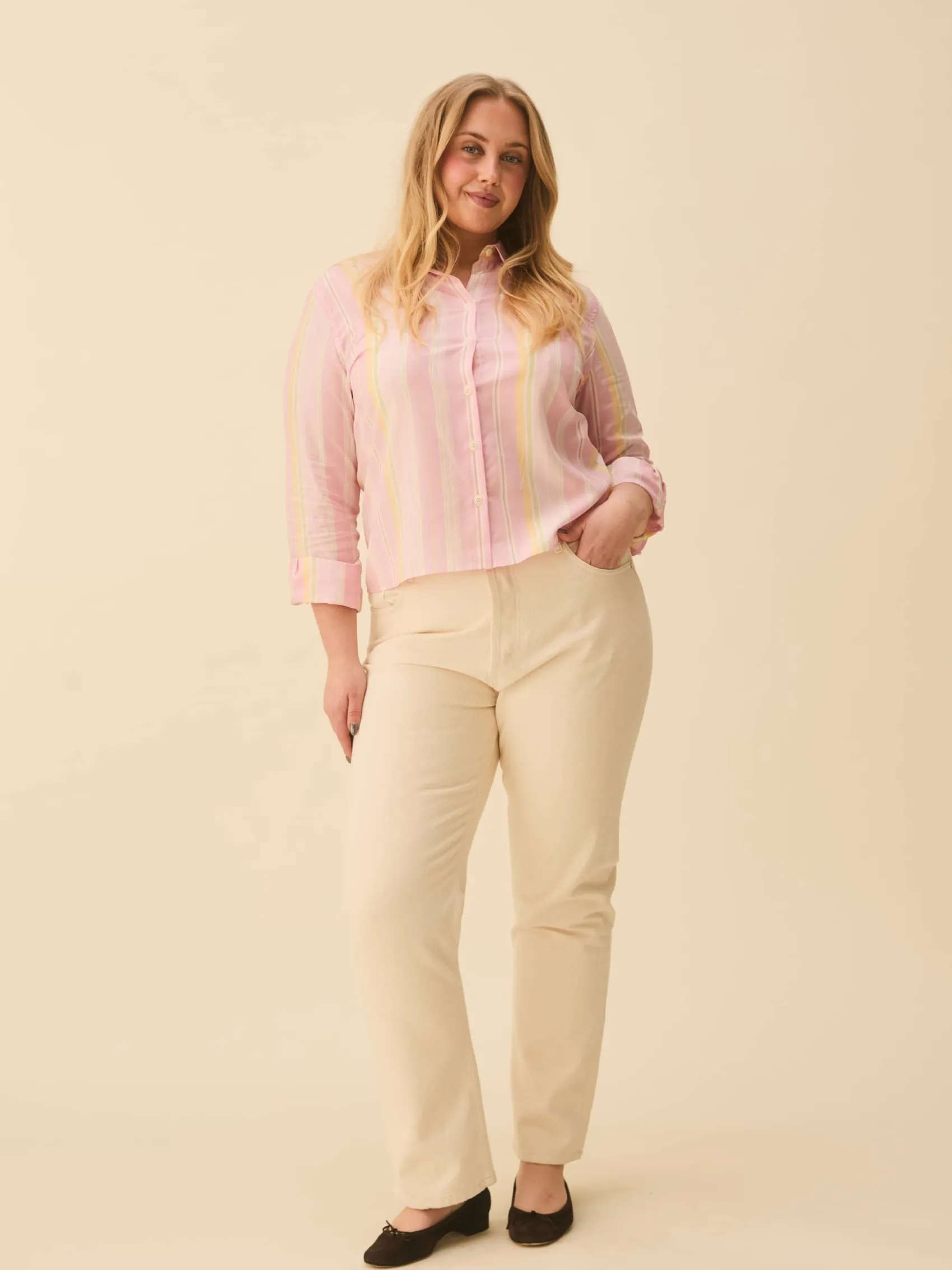 Online Djerf Avenue Spring Shirt Gelato Stripe