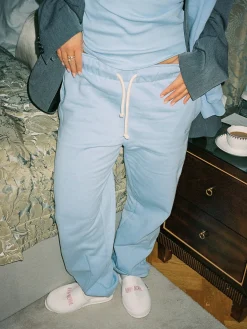 Clearance Djerf Avenue Staple Sweatpants Baby Blue
