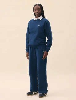 Discount Djerf Avenue Staple Sweatshirt Retro Blue