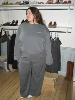 Hot Djerf Avenue Staple Sweatshirt Washed Grey