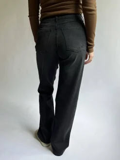 Best Djerf Avenue Straight Jeans Black