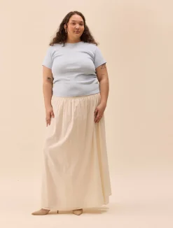 Hot Djerf Avenue Summer Skirt White