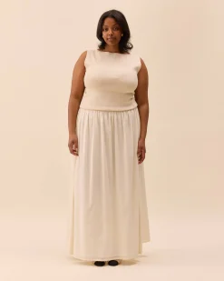 Hot Djerf Avenue Summer Skirt White