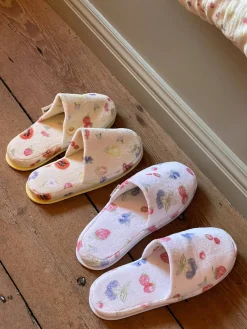 Djerf Avenue Terry Slippers Fruit