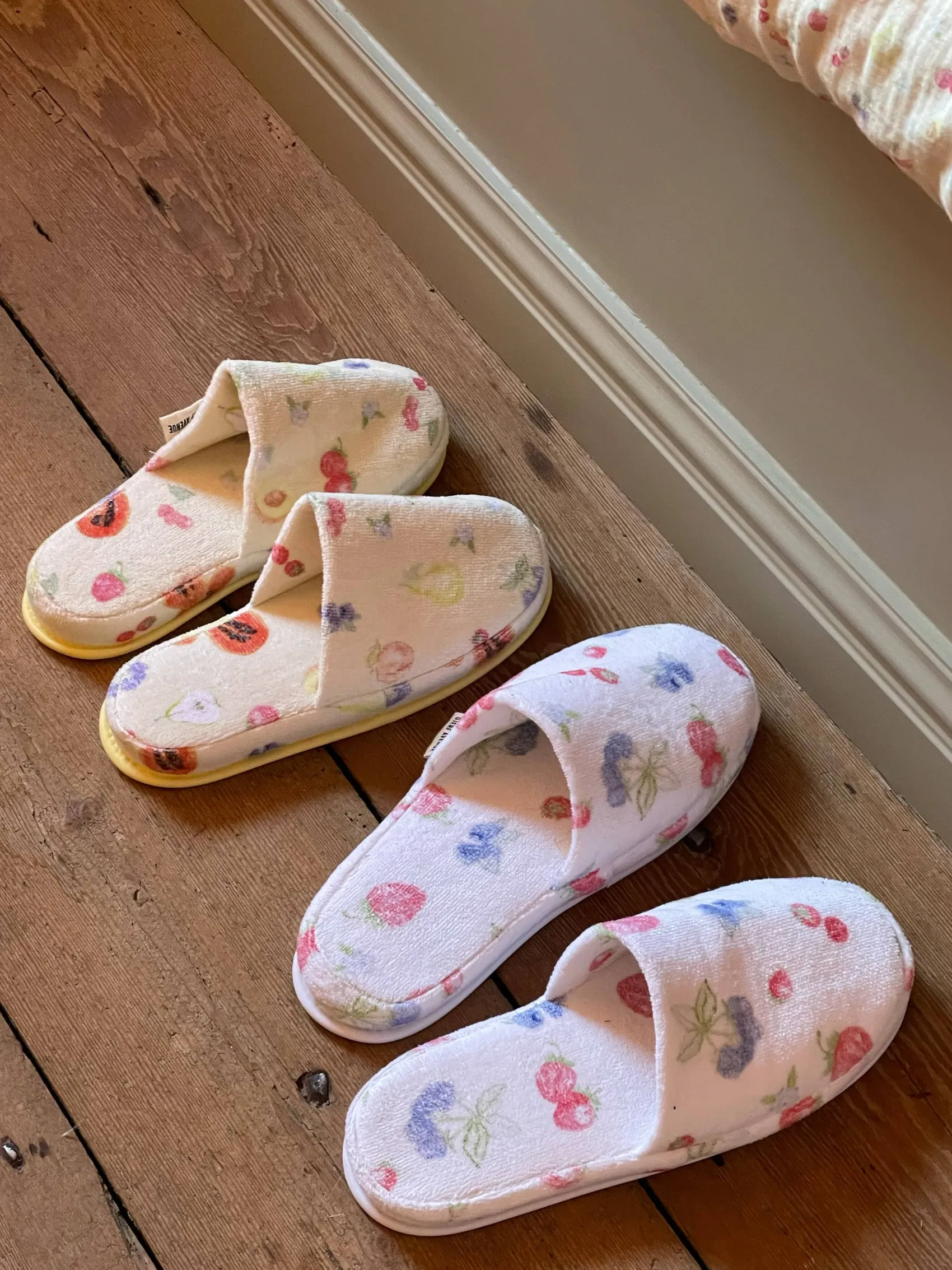 Clearance Djerf Avenue Terry Slippers Summer Berries