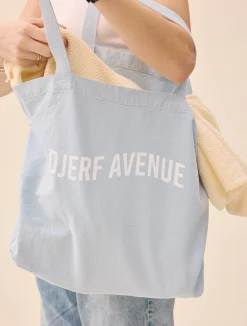 Best Djerf Avenue Tote Bag Light Blue