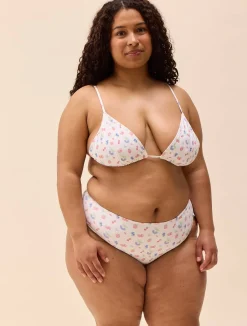 Clearance Djerf Avenue Triangle Bikini Top Summer Berries