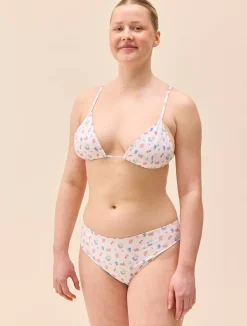 Clearance Djerf Avenue Triangle Bikini Top Summer Berries