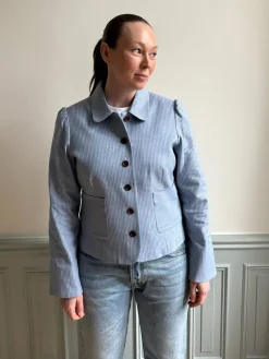 Djerf Avenue Uptown Jacket Blue