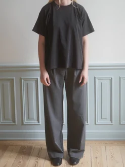 Hot Djerf Avenue Washed T-shirt Washed Black