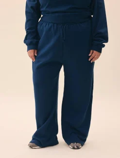 Online Djerf Avenue Wide Leg Sweatpants Retro Blue