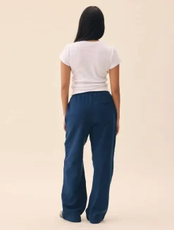 Online Djerf Avenue Wide Leg Sweatpants Retro Blue